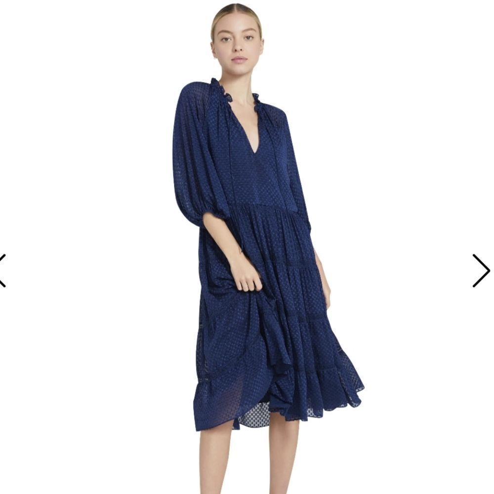 Alice and Olivia Navy Dress - Picture 2 of 8